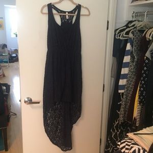 Xhilaration Lace High/Low Dress, size M